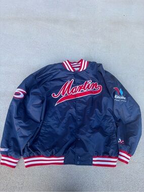Chase Authentics Navy Jacket with Red & White Stripes